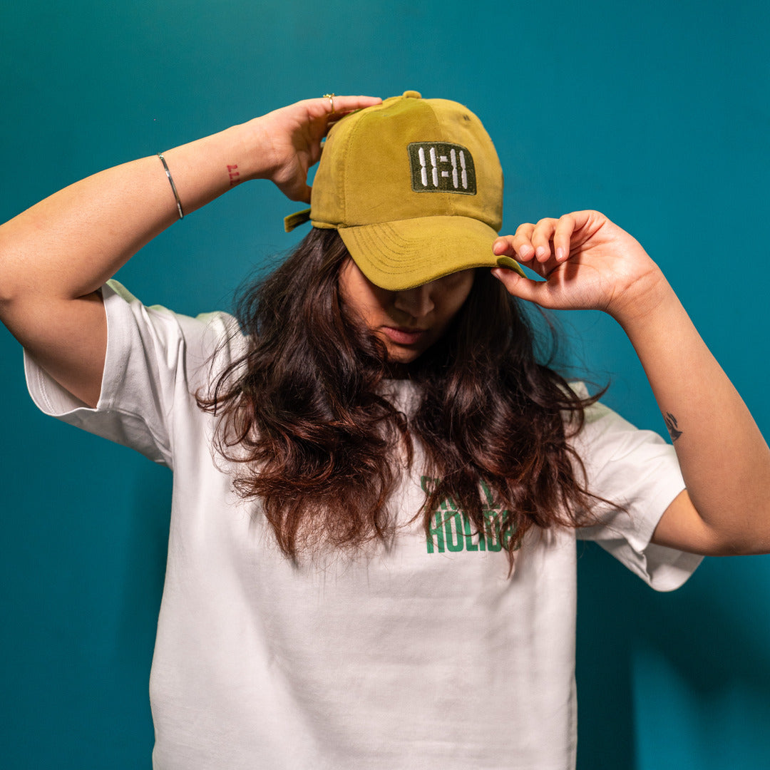WS X Olive Green Suede Cap