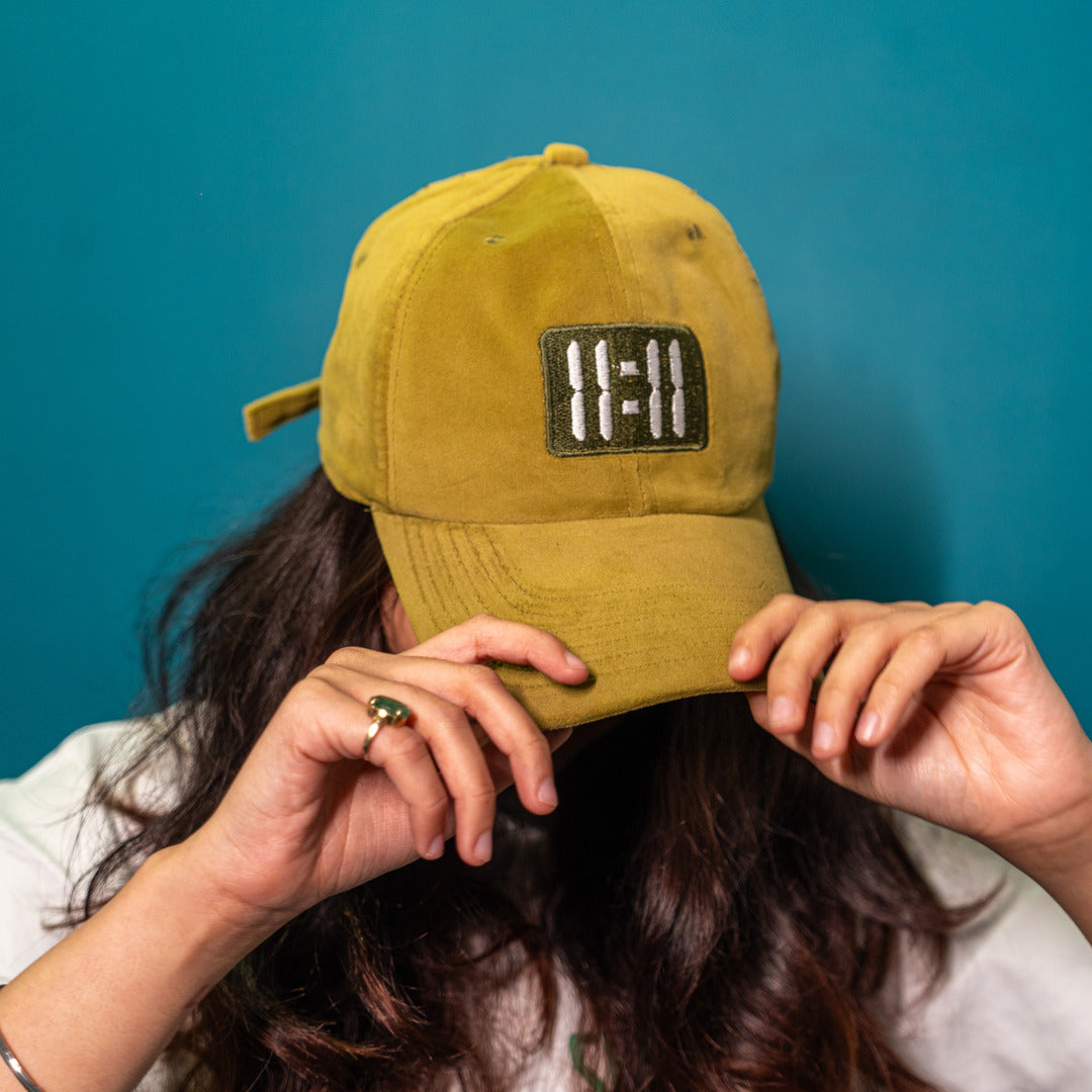 WS X Olive Green Suede Cap
