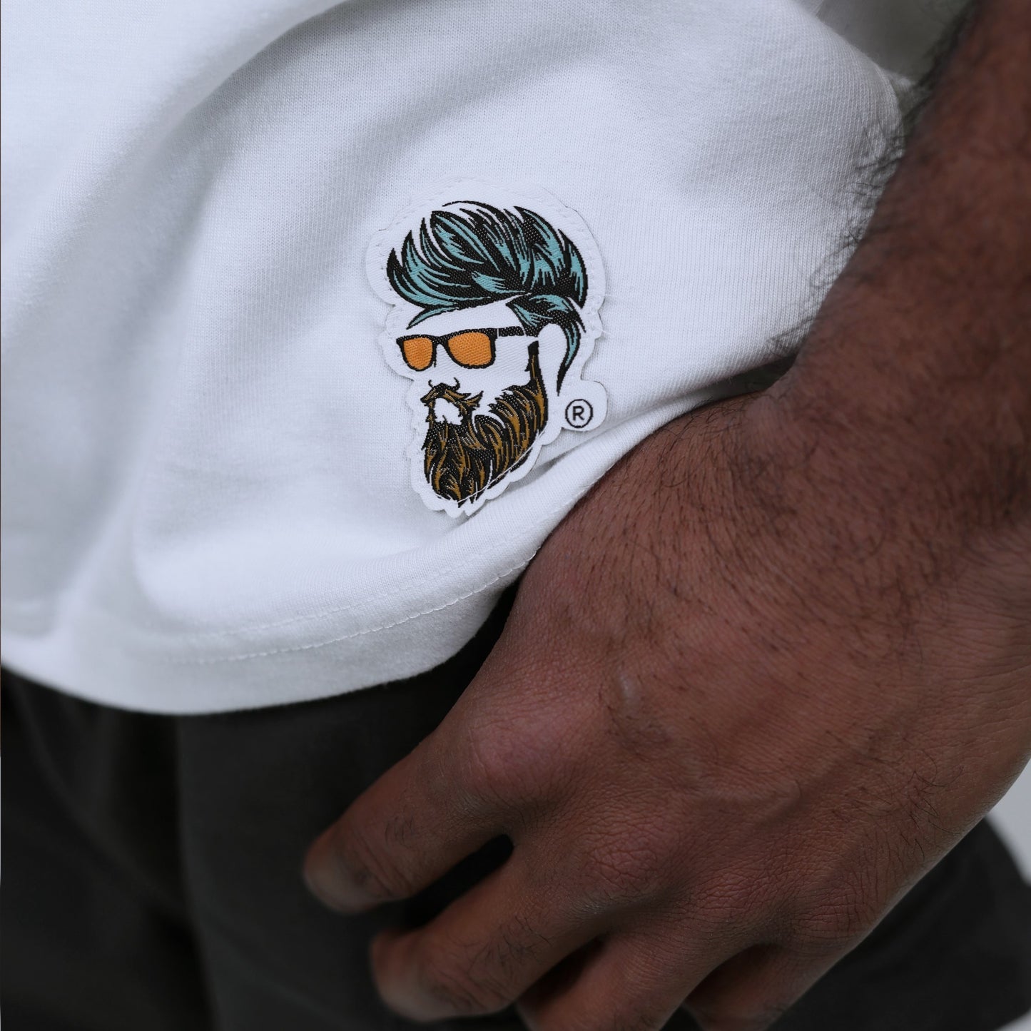 Men's White Dog Lover Graphic Printed Relaxed Fit T-shirt